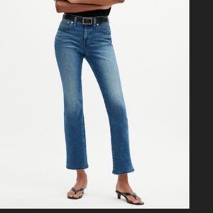 Madewell Midrise Kick Out Light- Medium Wash denim Jeans - Size 25 MSRP $138